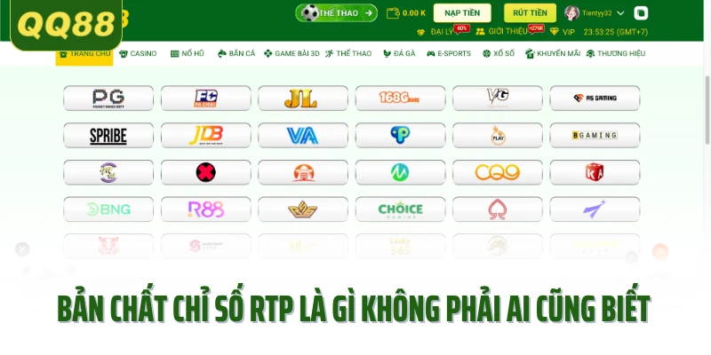 Bản chất chỉ số RTP là gì không phải ai cũng biết