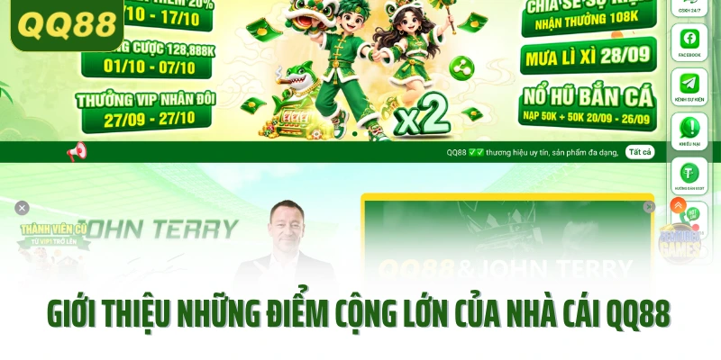 Giới thiệu những điểm cộng lớn của nhà cái QQ88